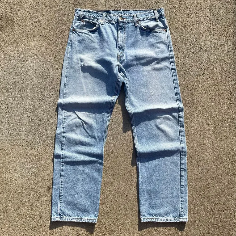 90s Levi’s 505 Orange Tab Straight Leg Denim Jeans 36x29